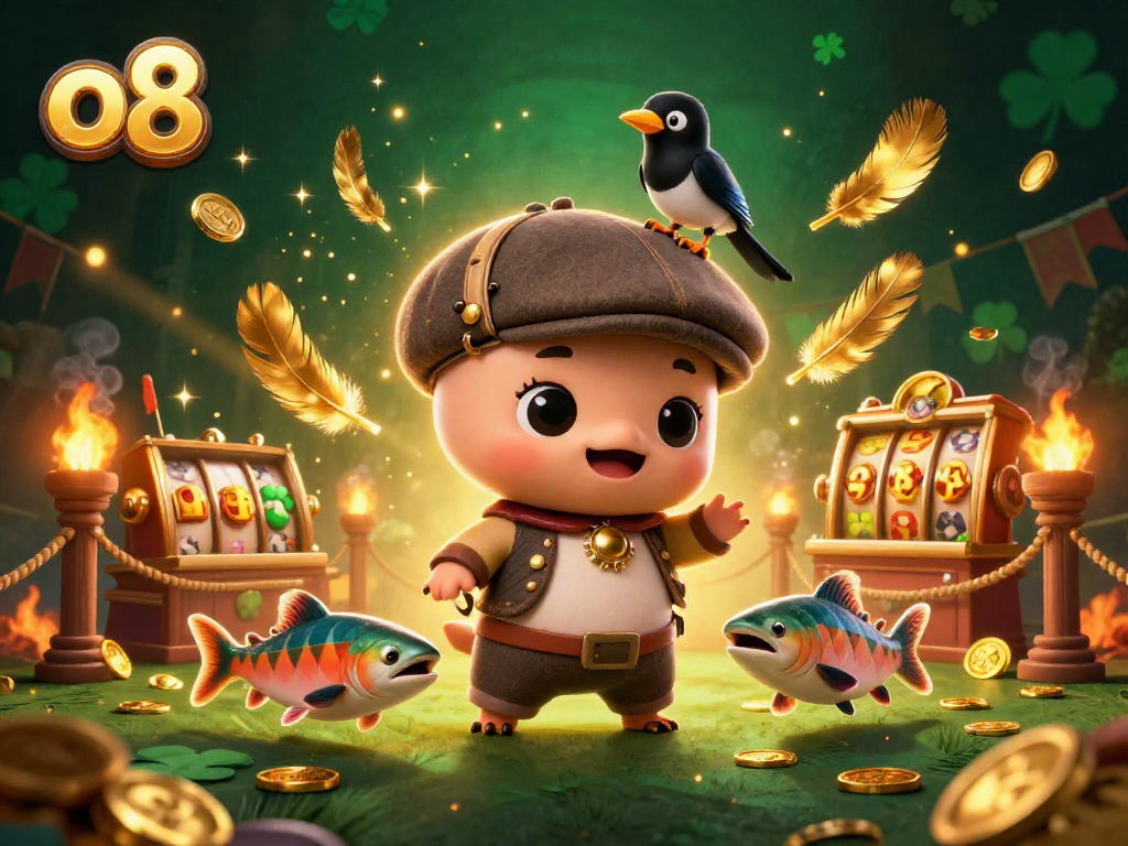 Engage with exciting o8 casino adventures featuring vibrant characters and dynamic game elements.