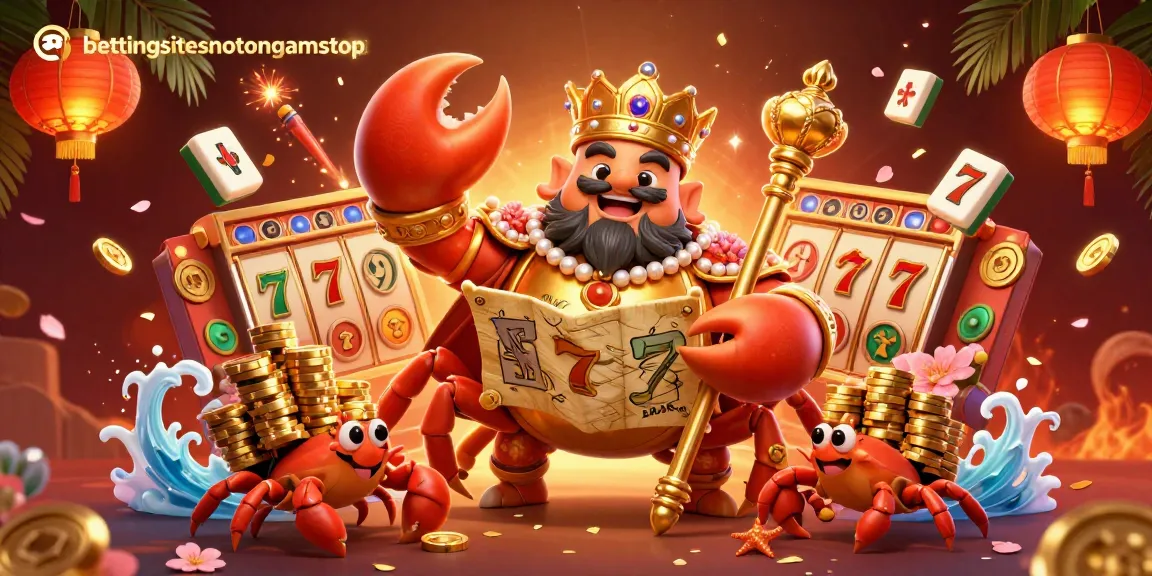 Experience vibrant gaming action at bettingsitesnotongamstop with a dynamic crab emperor, vibrant visuals, and exciting jackpots.